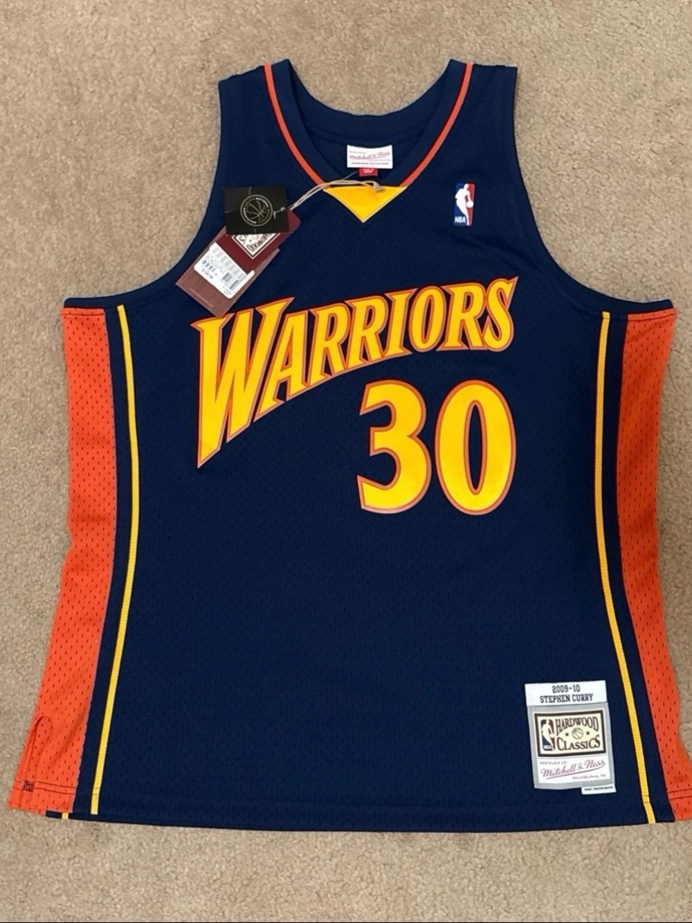 Stephen Curry Rookie Jersey